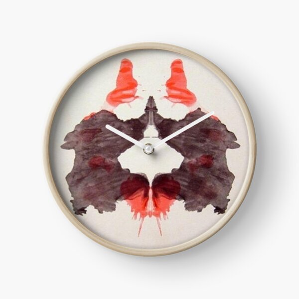 INKBLOT. Psicología, Second blot, Rorschach, inkblot test. Reloj