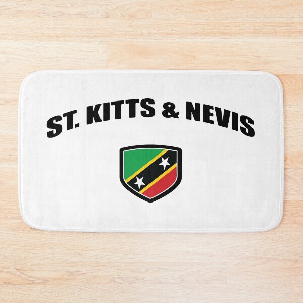 Item preview, St Kitts and Nevis Sport With Patriotic Flag Shield designed and sold by IdentiTee Studios.