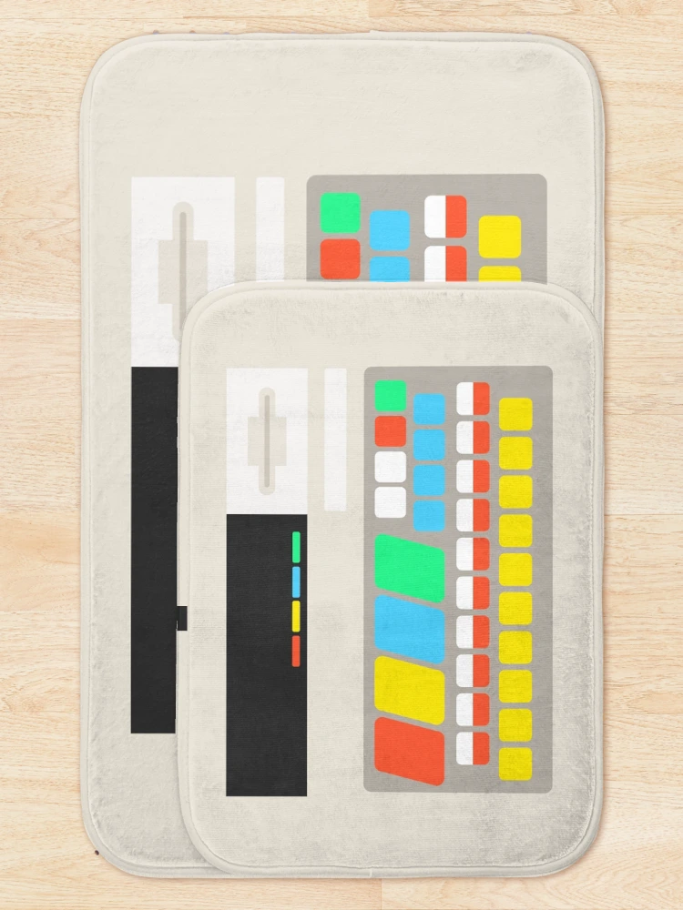 Thumbnail 5 of 6, Bath Mat, Your First Computer designed and sold by Plan8.