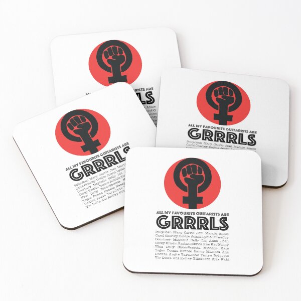 Item preview, All my favourite guitarists are grrrls designed and sold by LucySeaCrow.