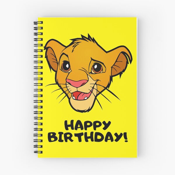 Item preview, Happy Birthday - The Lion King - Simba designed and sold by RotemButzian.