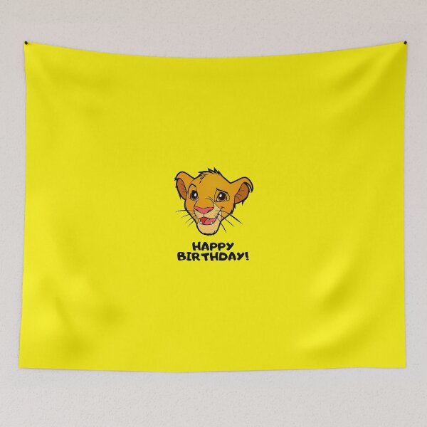 Item preview, Happy Birthday - The Lion King - Simba designed and sold by RotemButzian.