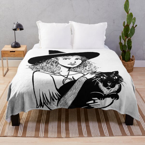 Item preview, Witch and Her Familiar  designed and sold by Virginia Skinner.