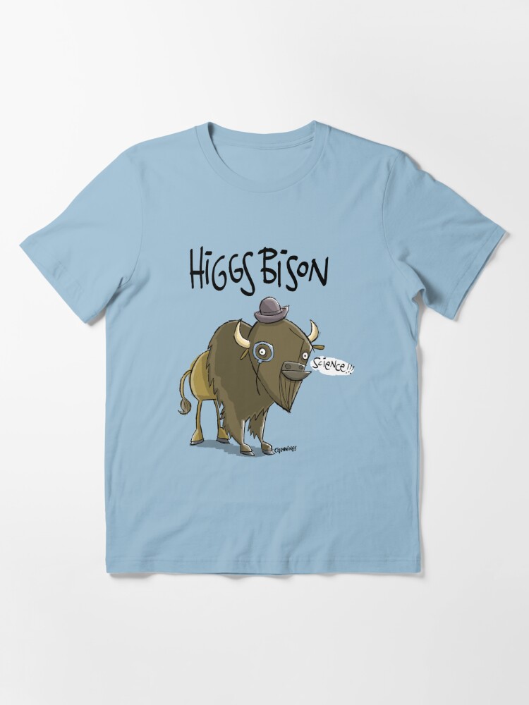 Alternate view of Higgs Bison : Original Size (bigger) Essential T-Shirt