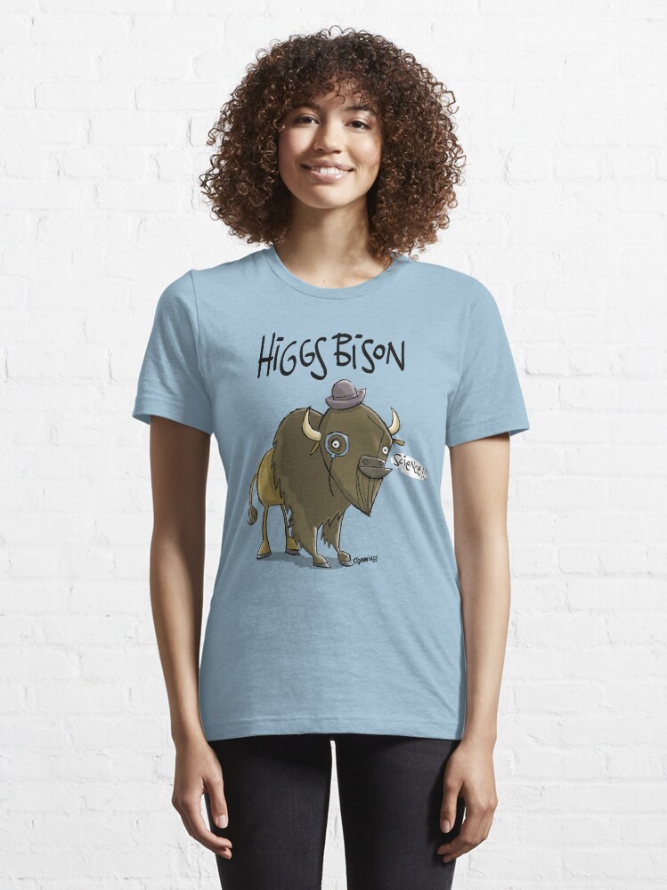 Alternate view of Higgs Bison : Original Size (bigger) Essential T-Shirt