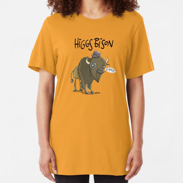 Higgs Bison : Smaller Size T-shirt Slim Fit T-Shirt