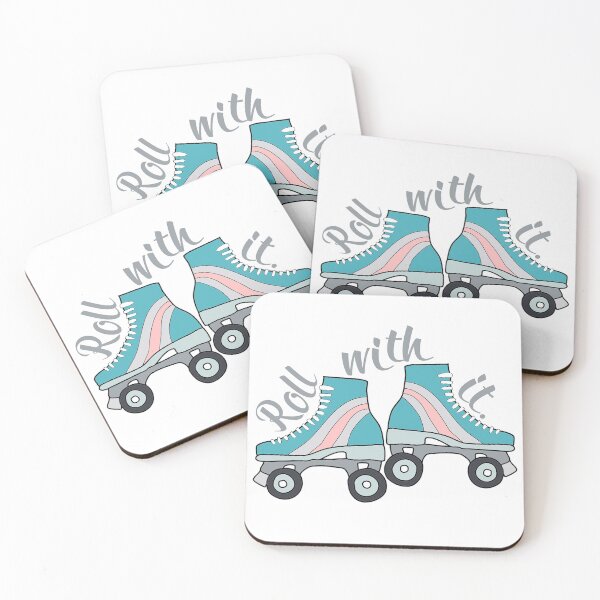 Item preview, Roll With It - Roller Skates Illustration designed and sold by critterandposie.