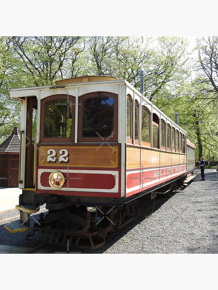 Isle of Man Vintage Victorian Electric Tram Railway at Laxey by tribbledesign
