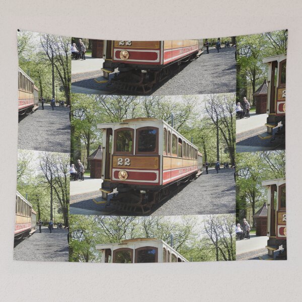 Item preview, Isle of Man Vintage Victorian Electric Tram Railway at Laxey designed and sold by tribbledesign.