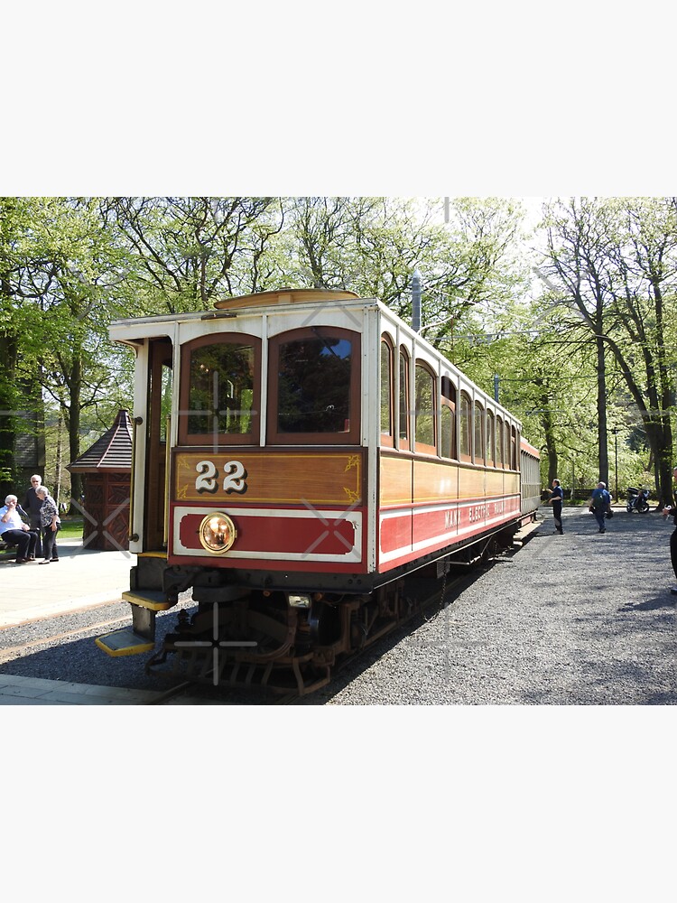 Isle of Man Vintage Victorian Electric Tram Railway at Laxey by tribbledesign