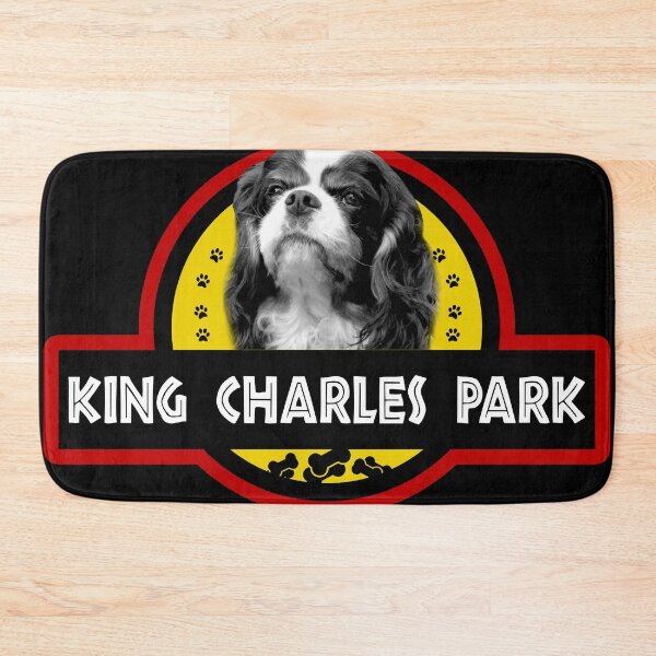Item preview, King Charles Spaniel Park Funny Logo Design T-Shirt designed and sold by Kam-designs.