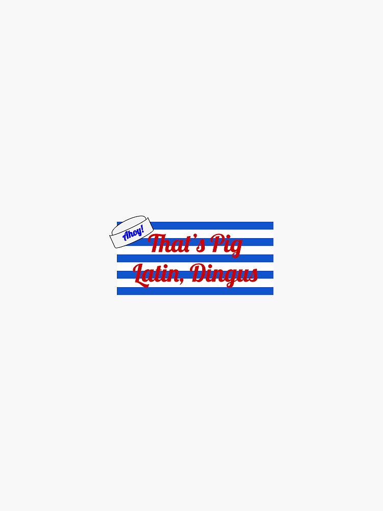 "Scoops Ahoy Robin Quote, Stranger Things 3" Sticker for Sale by