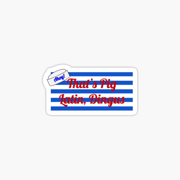 "Scoops Ahoy Robin Quote, Stranger Things 3" Sticker for Sale by