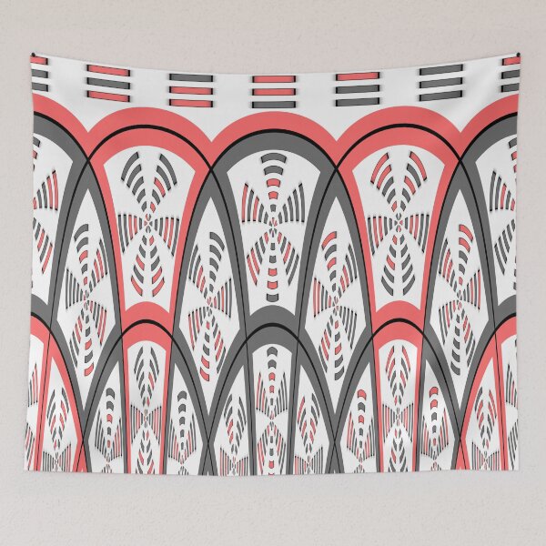 Item preview, Abstract red and grey designed and sold by Gaspar Avila.