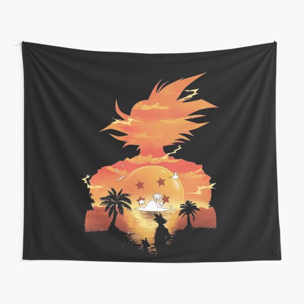 Goku Sunset Tela decorativa