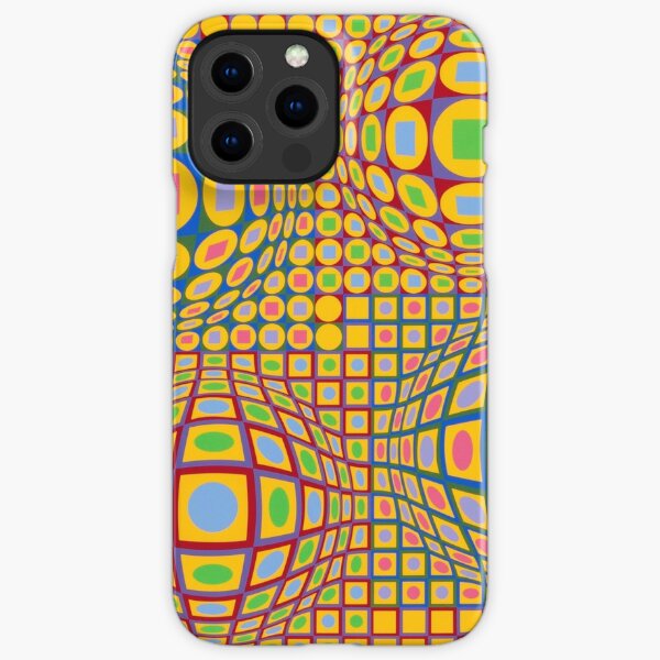 Op Art. Victor #Vasarely, was a Hungarian-French #artist, who is widely accepted as a #grandfather and leader of the #OpArt movement iPhone Snap Case