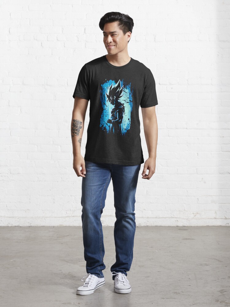 Alternate view of Super Saiyan Blue Essential T-Shirt