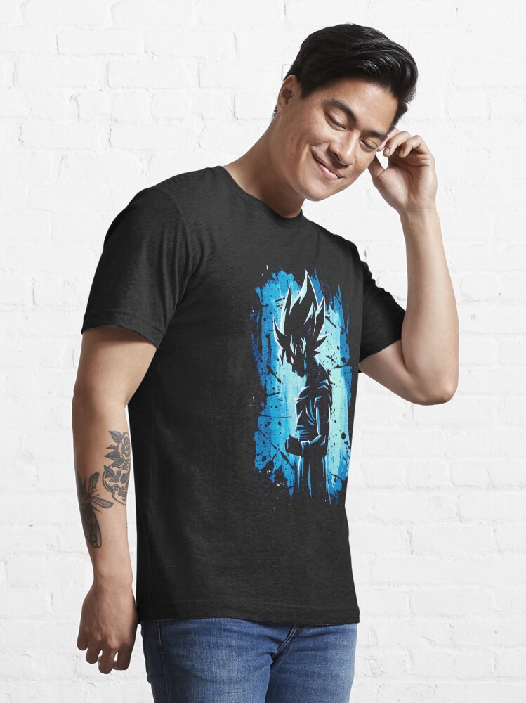 Alternate view of Super Saiyan Blue Essential T-Shirt