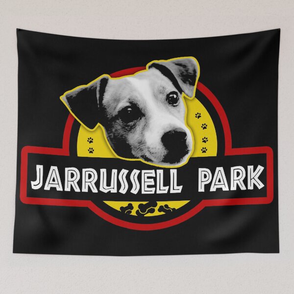 Item preview, Jack Russel Jarrussell Park Funny Logo Design T-Shirt designed and sold by Kam-designs.
