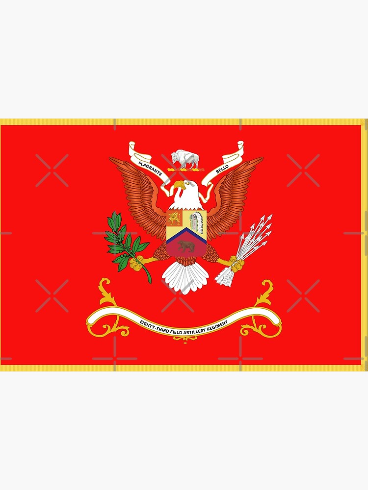 Army - 83rd Field Artillery Regiment Colors