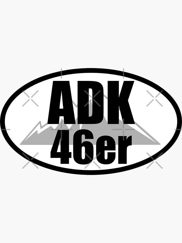 "Adirondack 46er" Sticker for Sale by esskay Redbubble