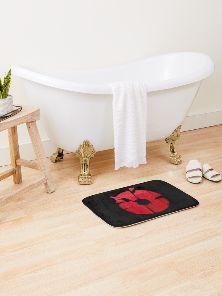 Thumbnail 2 of 6, Bath Mat, Broken Reverbot designed and sold by B-RADQS.
