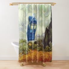 Vincent and the Doctor Shower Curtain
