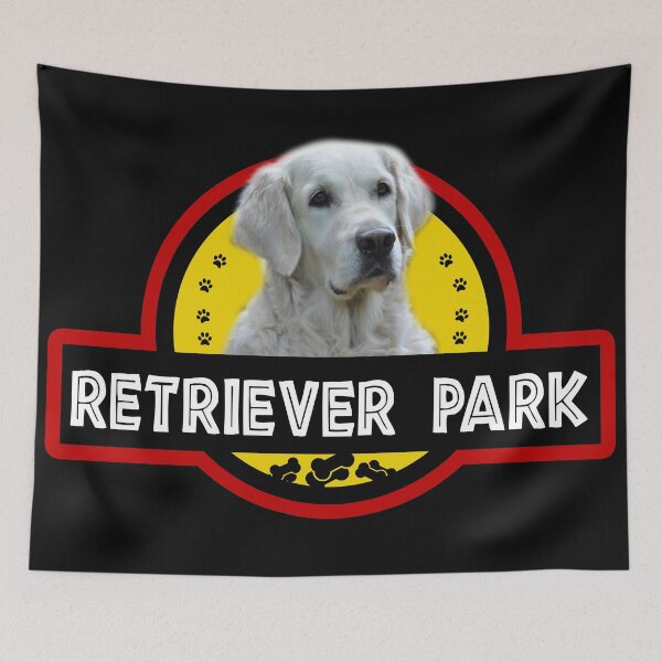 Item preview, Golden Retriever Park Funny Logo Design T-Shirt designed and sold by Kam-designs.