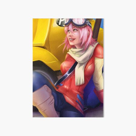 Motorcycle Driver Art Board Print