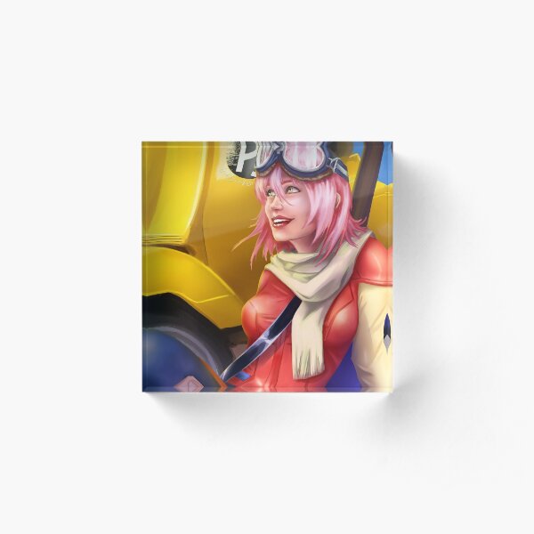 Motorcycle Driver Acrylic Block
