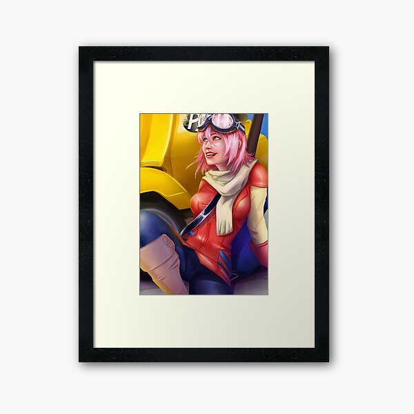Motorcycle Driver Framed Art Print