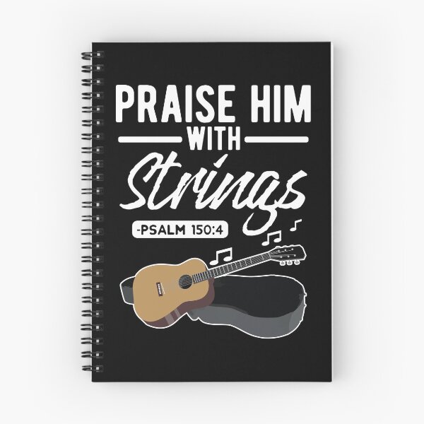 Item preview, Praise him with strings Guitar Psalms Quotes prints designed and sold by Lisbob.