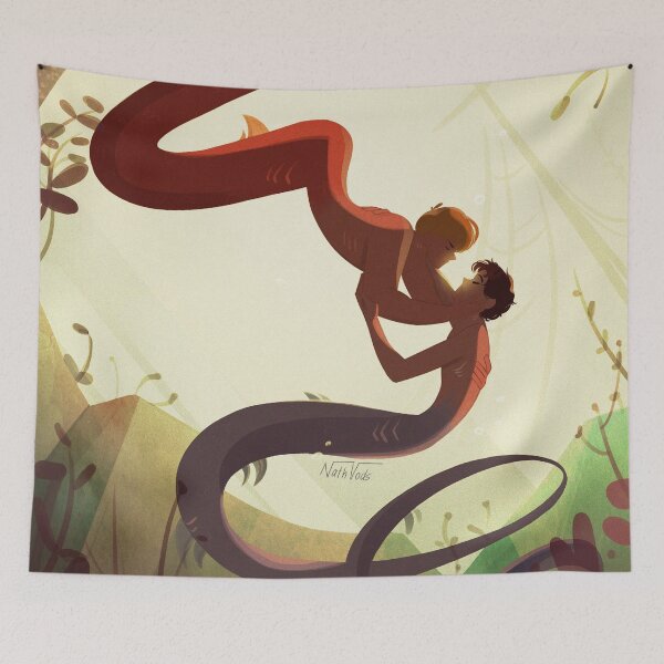 Item preview, Sunrise Merthur Mermaid Kiss designed and sold by nathvods.