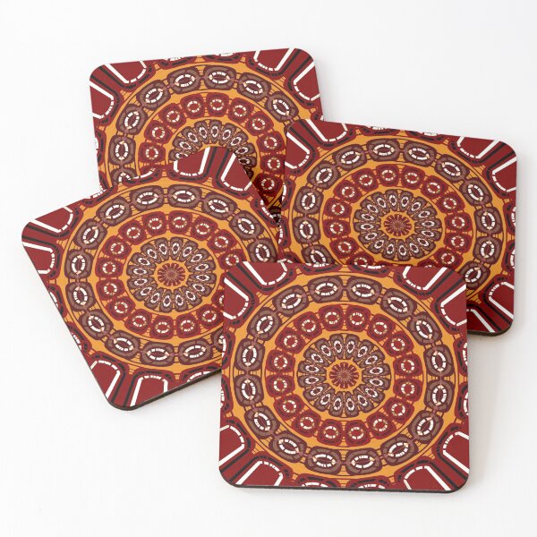 Item preview, Dark red mandala designed and sold by Gaspar Avila.