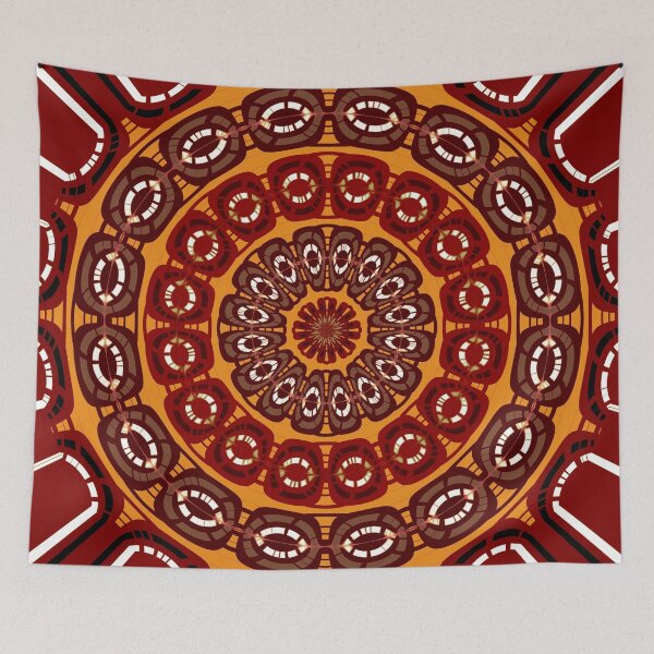 Item preview, Dark red mandala designed and sold by Gaspar Avila.