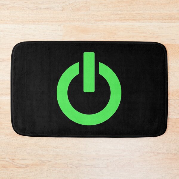 Item preview, Power Button (green) designed and sold by XOOXOO.