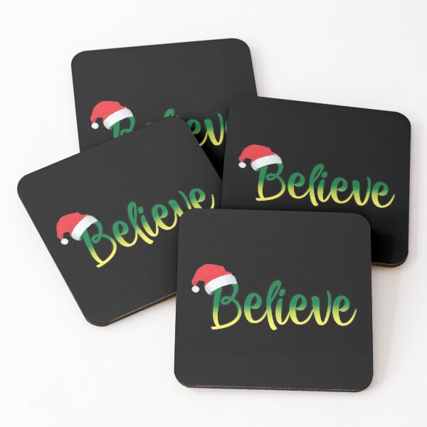 Item preview, Believe Santa Hat Christmas Party graphic designed and sold by tronictees.