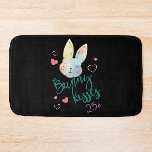 Item preview, Cute Bunny Kisses 25 Cents Easter graphic with Hearts designed and sold by tronictees.
