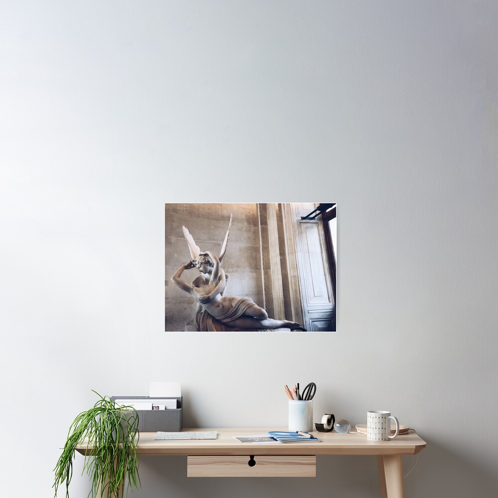 "Psyche Revived by Cupid's Kiss " Poster for Sale by miaschneller | Redbubble