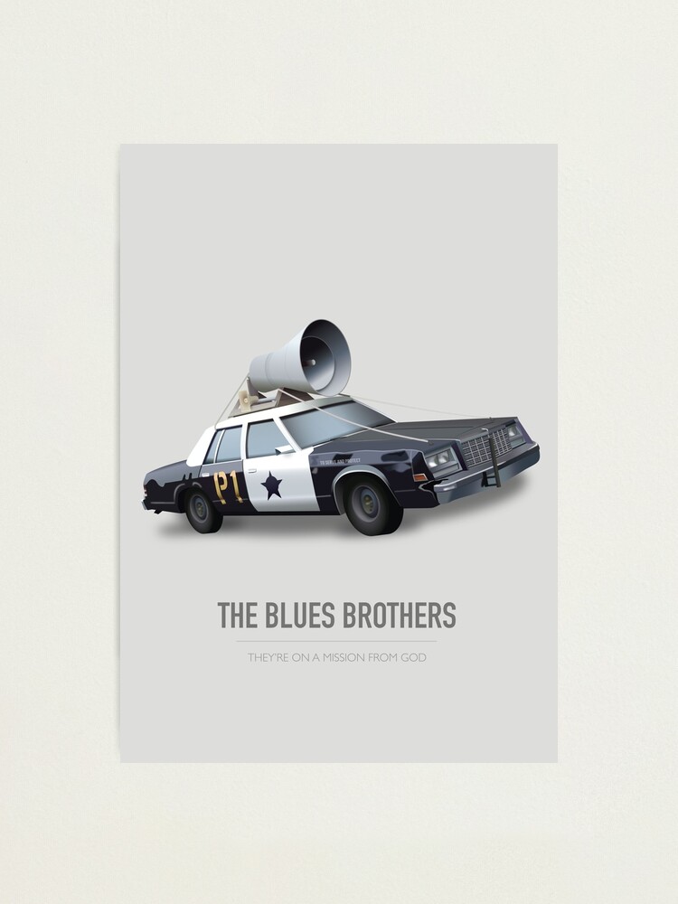 Alternate view of The Blues Brothers - Alternative Movie Poster Photographic Print
