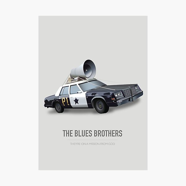 The Blues Brothers - Alternative Movie Poster Photographic Print
