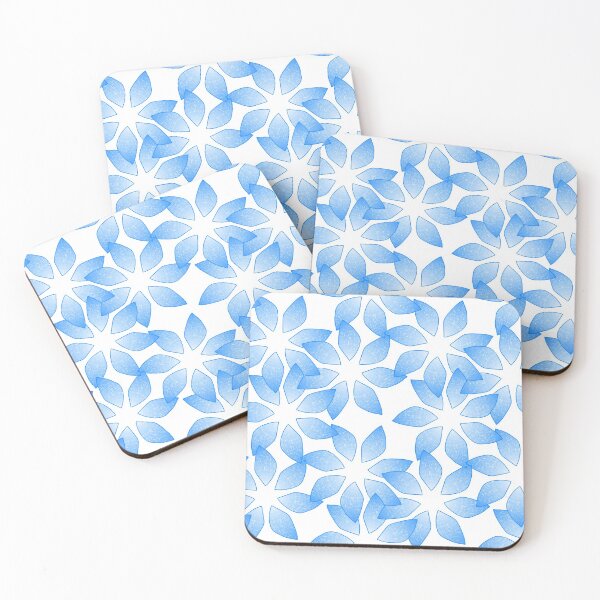 Item preview, Blue Flower Pattern designed and sold by NaomiKate.