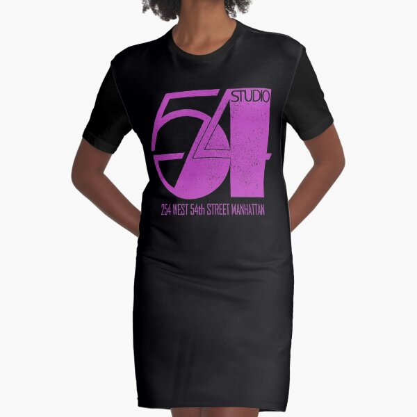 Studio 54 (vintage distressed design) Graphic T-Shirt Dress