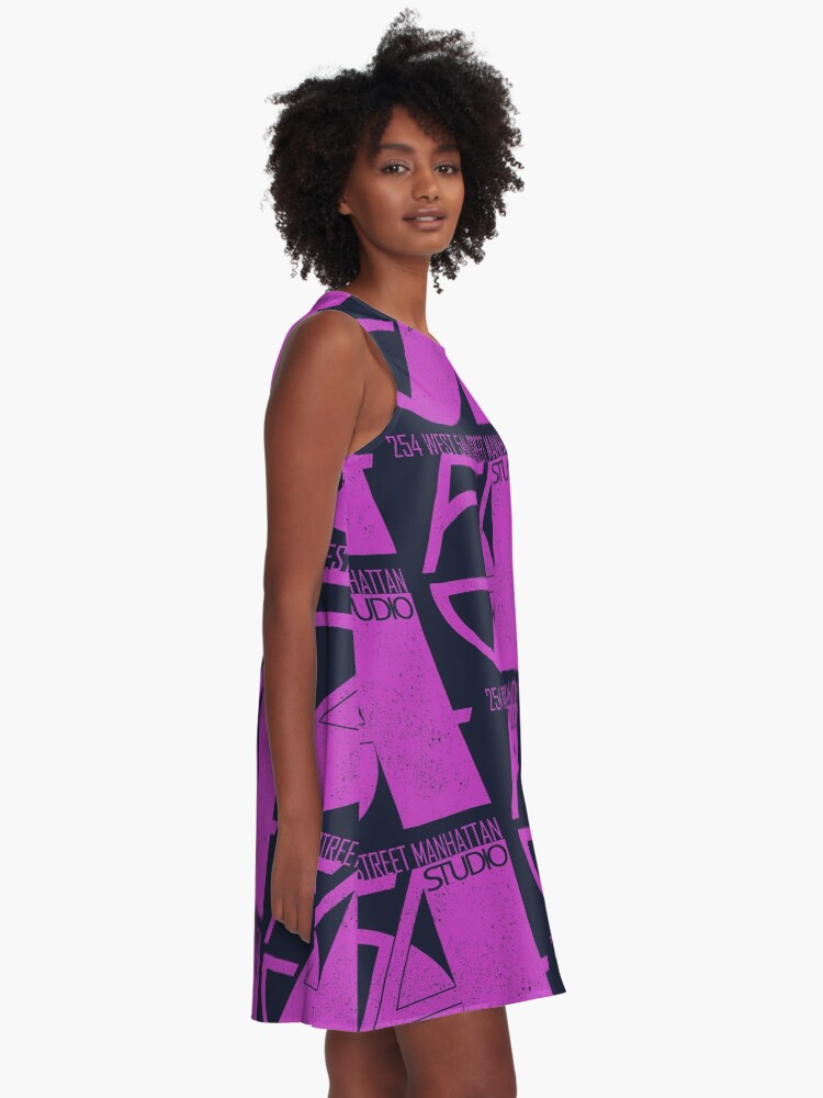 Alternate view of Studio 54 (vintage distressed design) A-Line Dress