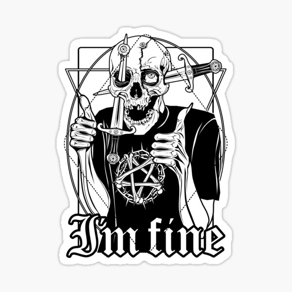 I'm fine / Thumbs up Sticker