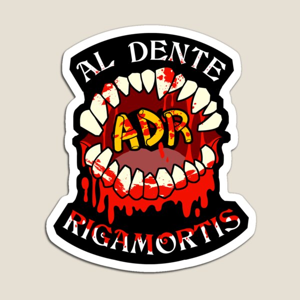 Al Dente Rigamortis Mk2 Logo Magnet