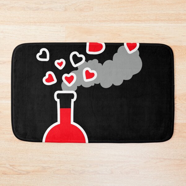 Item preview, Elixir of Love - Red Potion Laboratory Flask with Hearts designed and sold by XOOXOO.