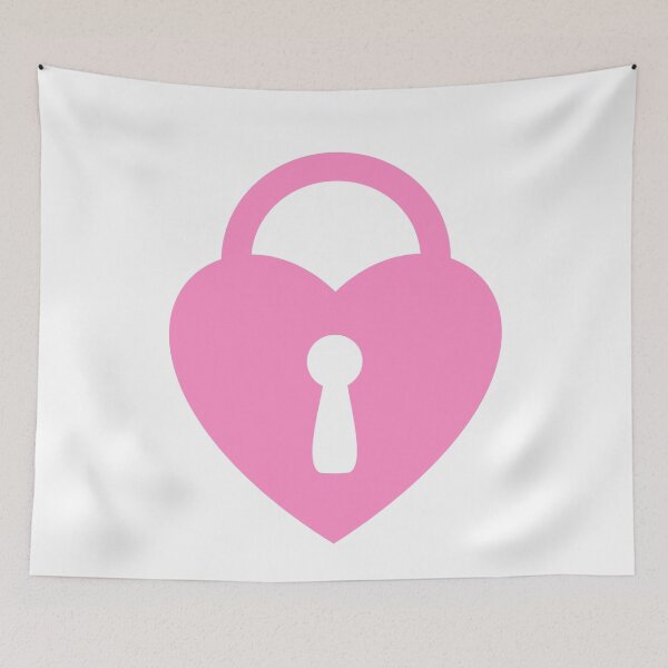 Item preview, Pastel Pink Locked Heart designed and sold by XOOXOO.