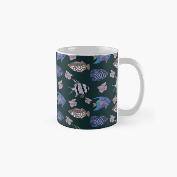Exotic fish pattern Classic Mug