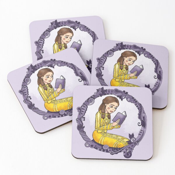 Item preview, Bella reading a fantasy book designed and sold by fosfenoStore.